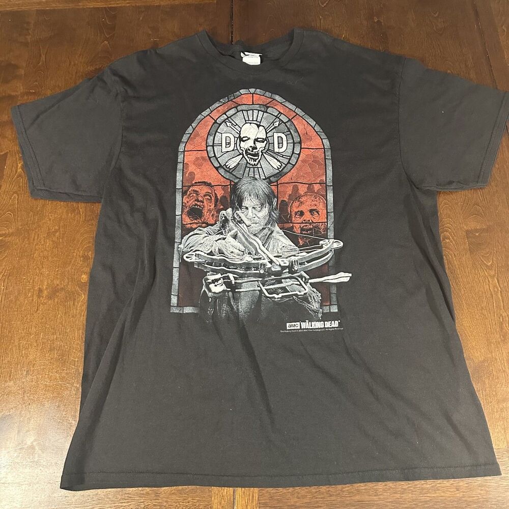 2014 AMC The Walking Dead Daryl Dixon T-Shirt Size XL